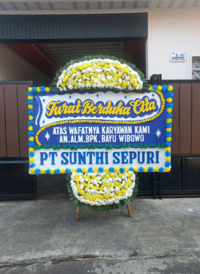 Papan Bunga Duka di Gorontalo
